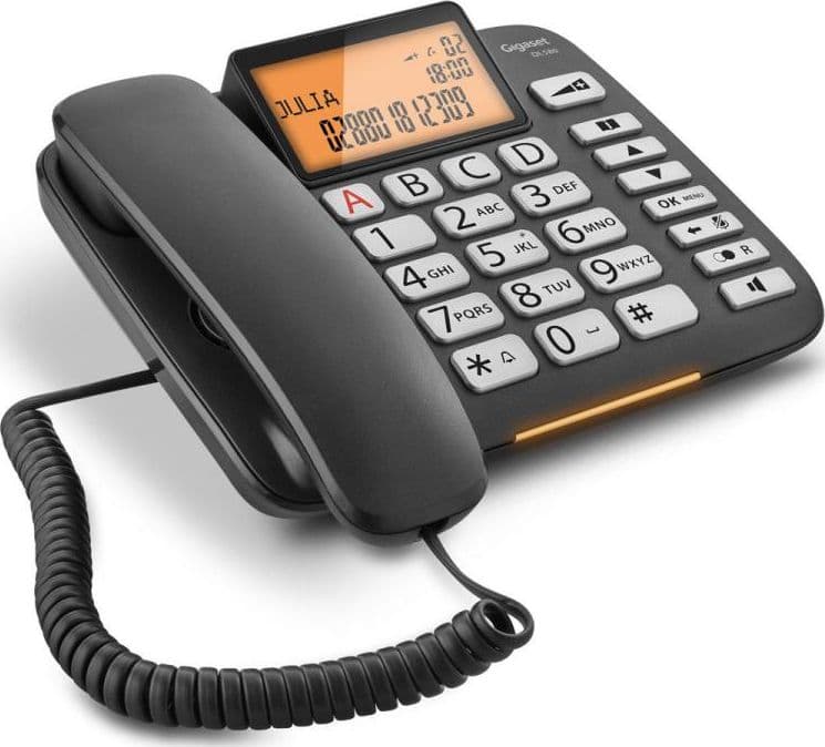 telefono fisso gigaset dl580 nero - 2