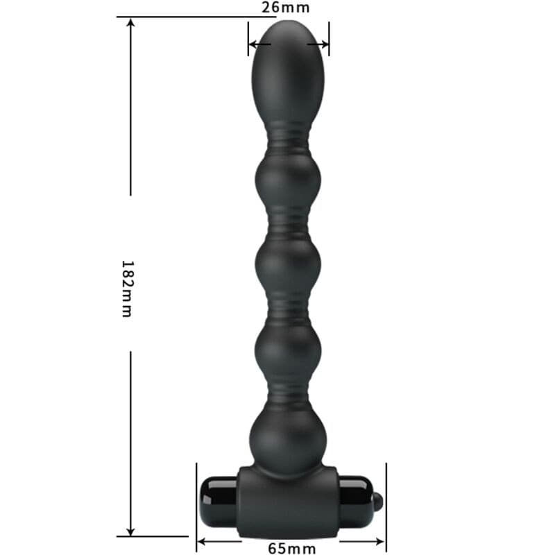 PRETTY LOVE - LYNN SILICONE ANAL PLUG 10 VIBRAZIONI NERO in Plug anali Desideria Shop - Latina, commercioVirtuoso.it