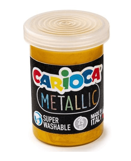 Carioca, Tempera metallic Superlavabile, 6 pz in Colori a tempera Cartospedia - Napoli, commercioVirtuoso.it