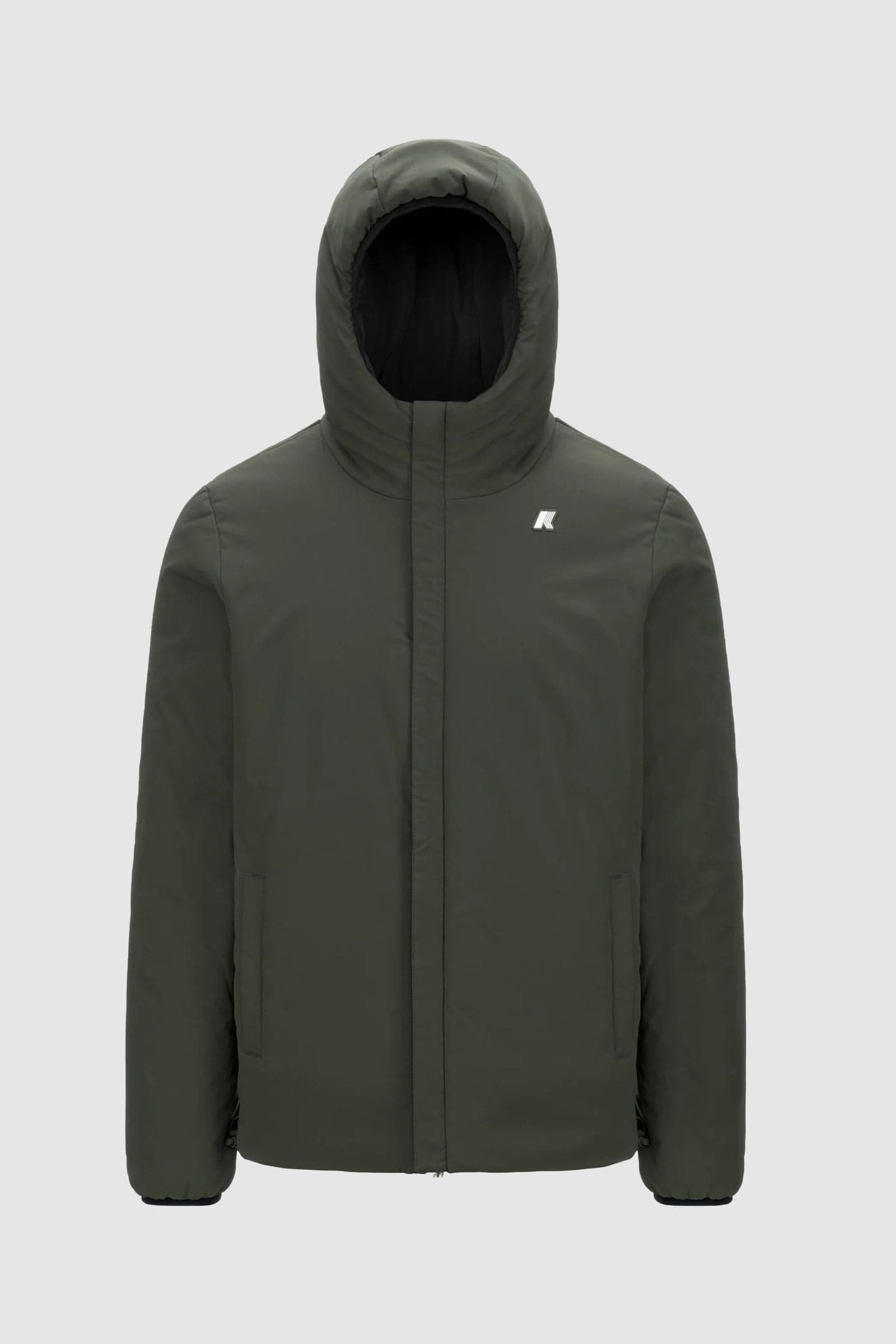 K-Way Giacconi Black pure - green blackish da uomo in Giacche Drestige - Casamassima, commercioVirtuoso.it
