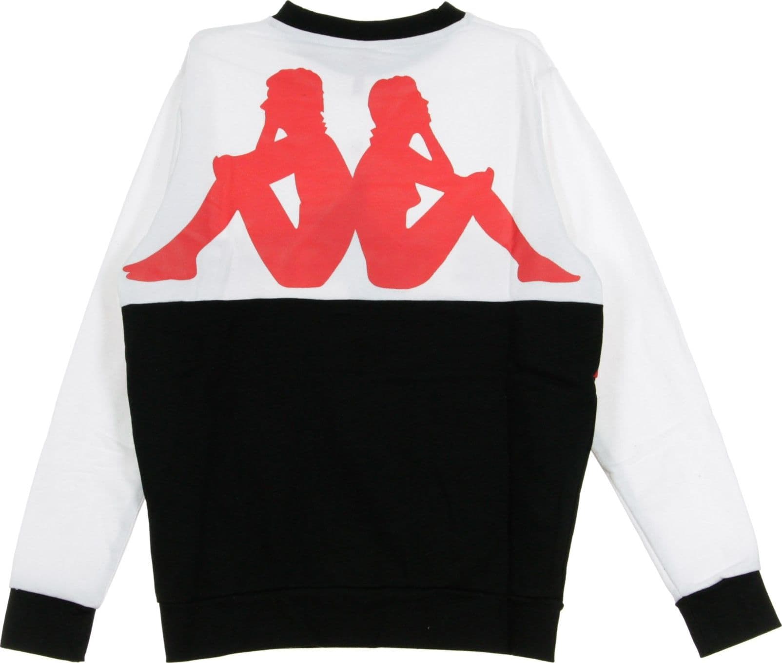 KAPPA Felpa Girocollo Uomo Authentic Bethek White/black/red da uomo in Felpe senza cappuccio Drestige - Casamassima, commercioVirtuoso.it