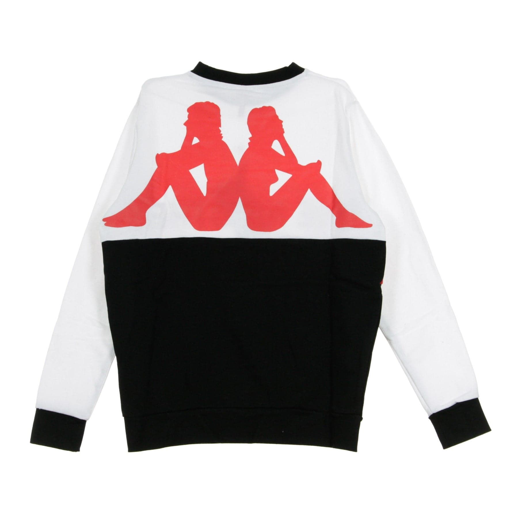 KAPPA Felpa Girocollo Uomo Authentic Bethek White/black/red da uomo in Felpe senza cappuccio Drestige - Casamassima, commercioVirtuoso.it