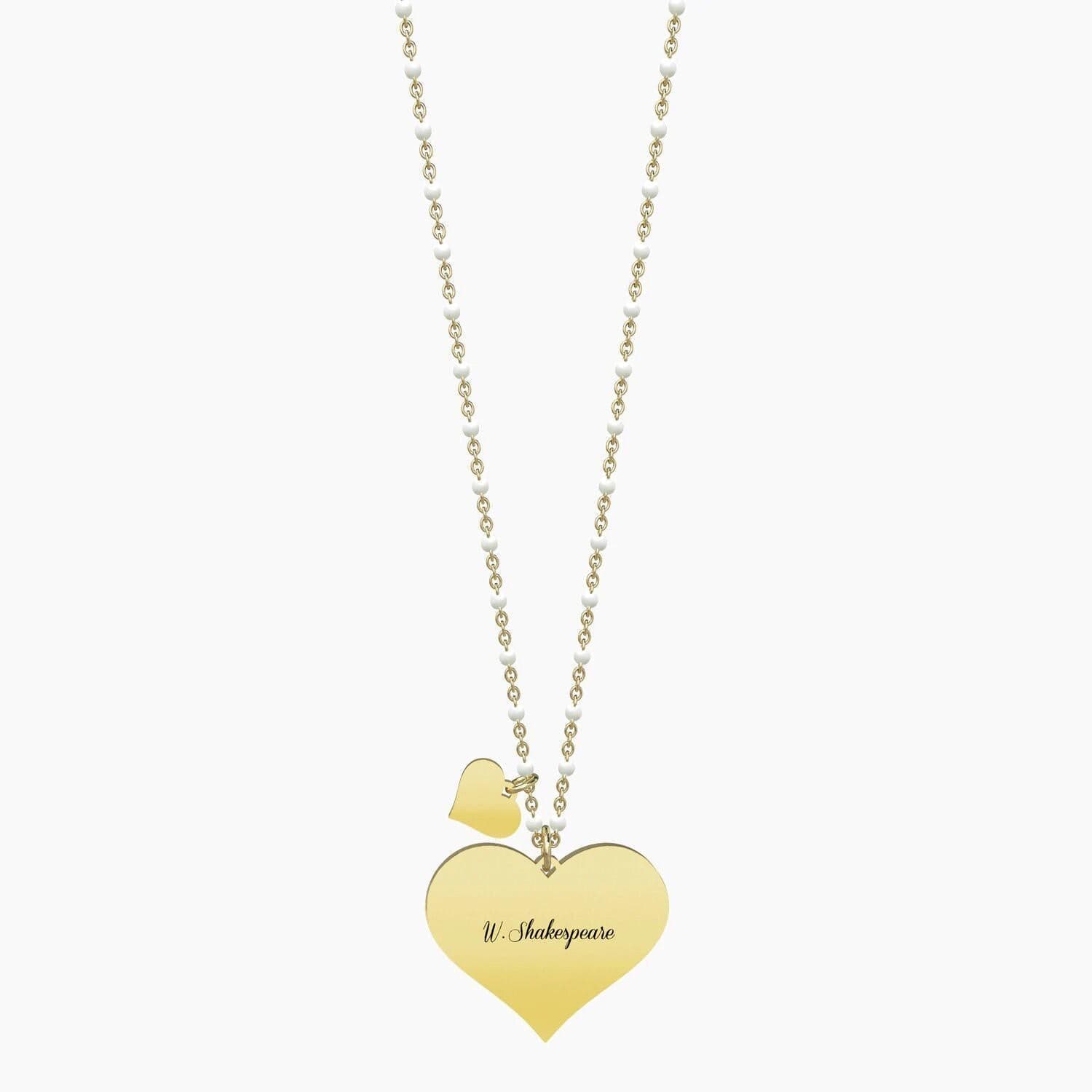 KIDULT COLLANA - L'AMORE NON GUARDA CON GLI OCCHI … SHAKESPEARE in Collane Alba Gioielli - Casoria, commercioVirtuoso.it