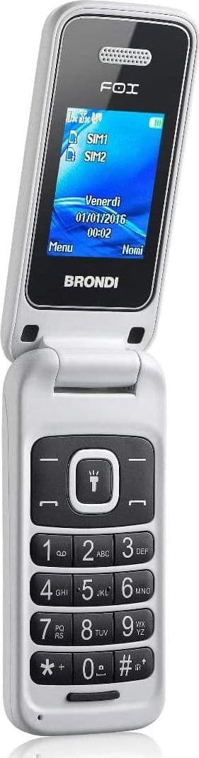 telefono cellulare brondi fox bianco in Cellulari e Smartphone Tropposmart.it - Genova, commercioVirtuoso.it