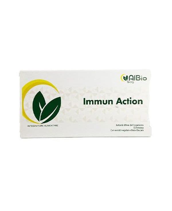 Immuno Action 60 capsule, Tabebuia, betaglucani, Uncaria, Echinacea, Andrographis scudo per le difese immunitarie