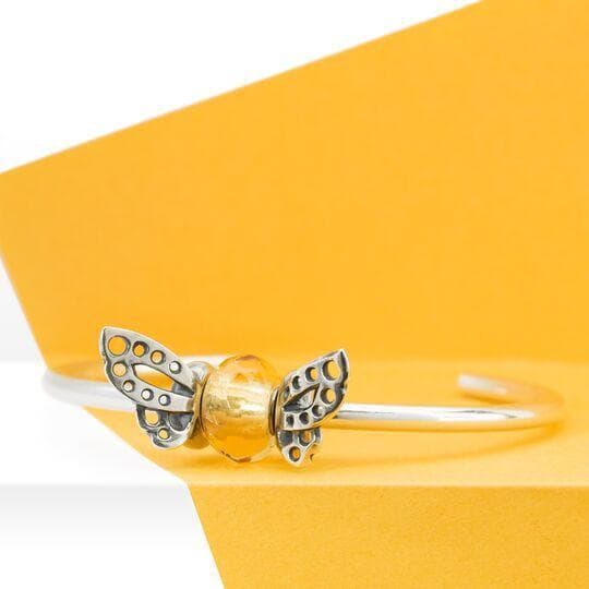 Trollbeads - Stop Farfalla Danzante in Bead Charm Alba Gioielli - Casoria, commercioVirtuoso.it