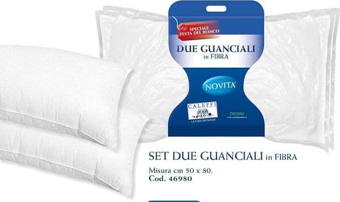 Guanciale Set 4 Cuscini ! Caleffi Gr.500 ,Comfort e Convenienza in Cuscini standard Anastasi - Marsala, commercioVirtuoso.it