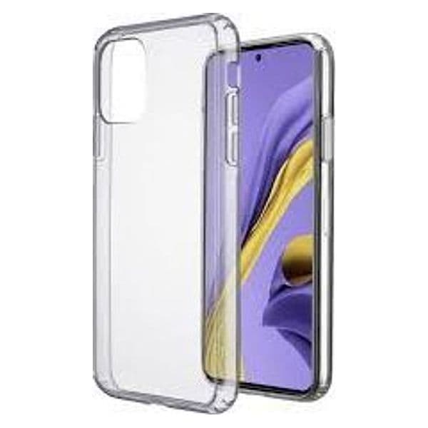 cover galaxy a42 trasparenterigida con bordi in gomma per  un’elevata protezione dello smartphone. – Cellularline