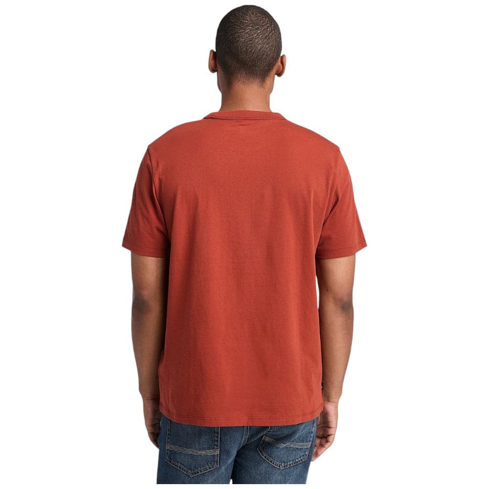Timberland t-shirt rosso magma con stampa Henna TB0A6GP3EOD T-shirt Timberland