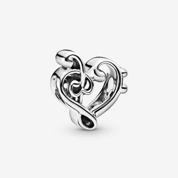 Pandora Charm Cuore Chiave di Violino