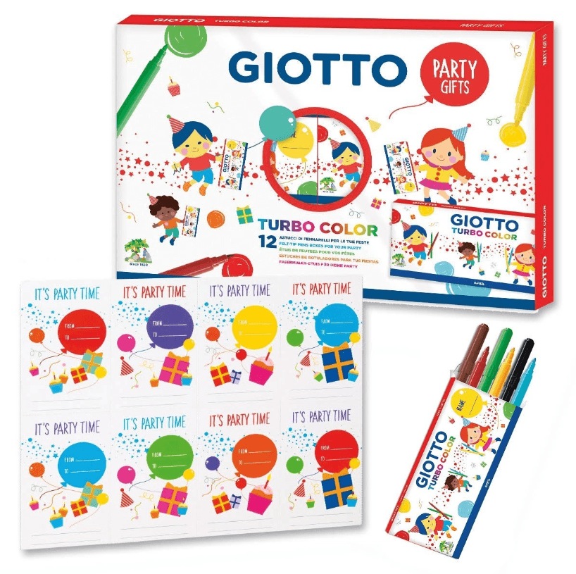 Giotto, Party Gifts Turbo Color in Pennarelli per bambini Cartospedia - Napoli, commercioVirtuoso.it