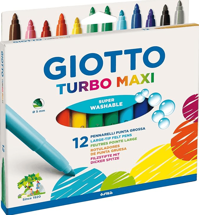 Giotto - Pennarelli turbo Maxi, conf 12 (F454000)