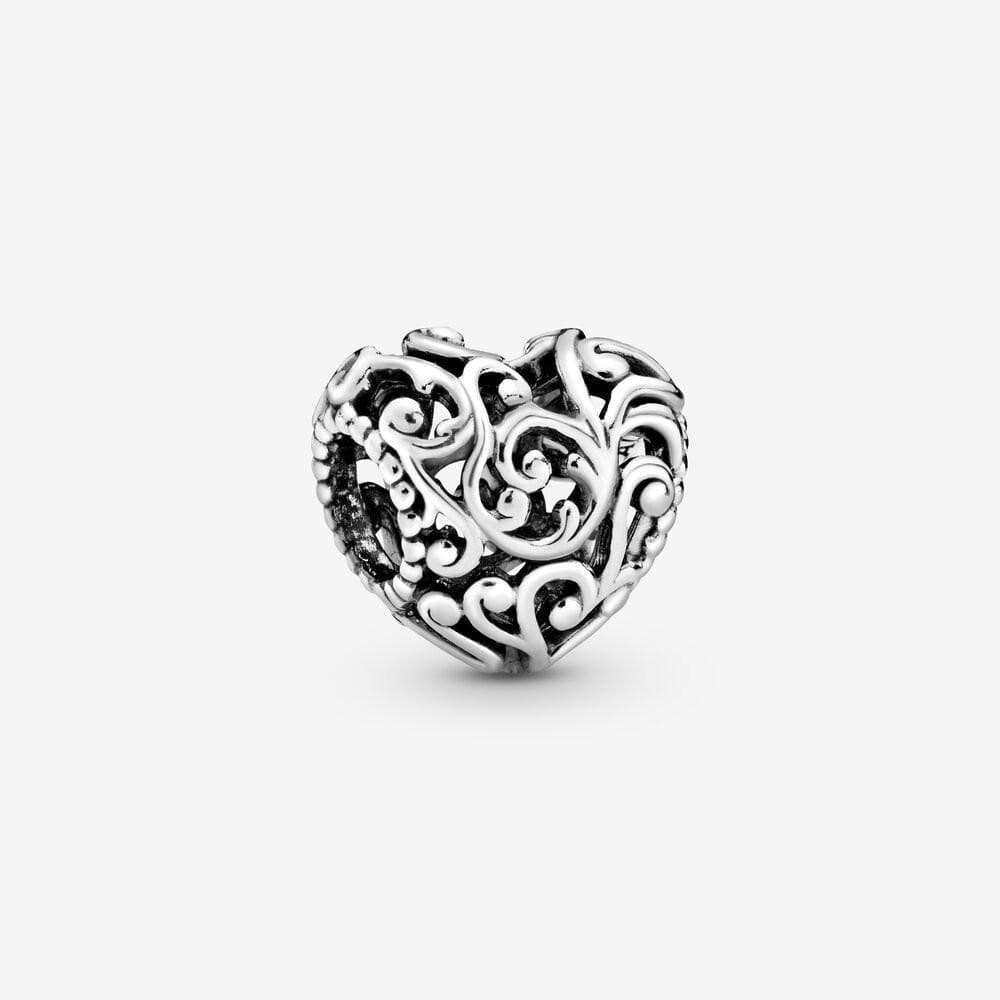 Pandora Charm a cuore openwork regale