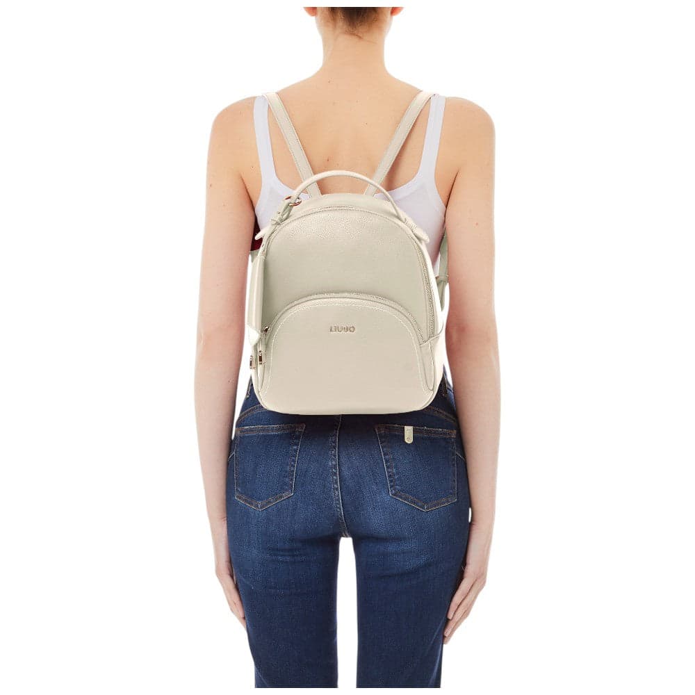 Liu Jo zaino crema con pochette linea Manhattan AA5157E0058 Zaini Liu Jo