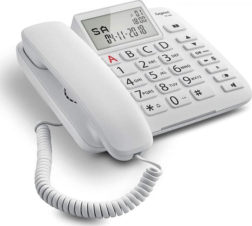 telefono fisso gigaset dl380 bianco - 2