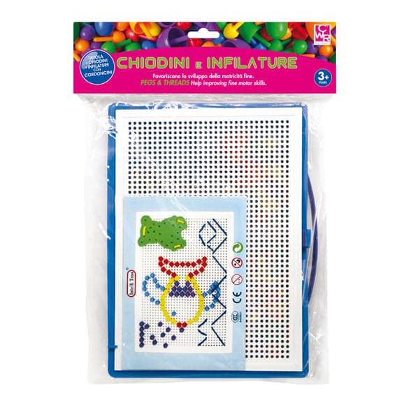 Set Chiodini E Infilature In Plastica Colori Assortiti Cwr