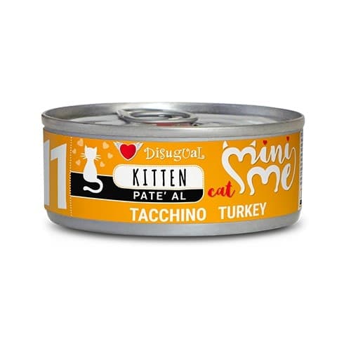 Mini Me 11 Patè Tacchino per Gatti Cuccioli Disugual 85gr - 2