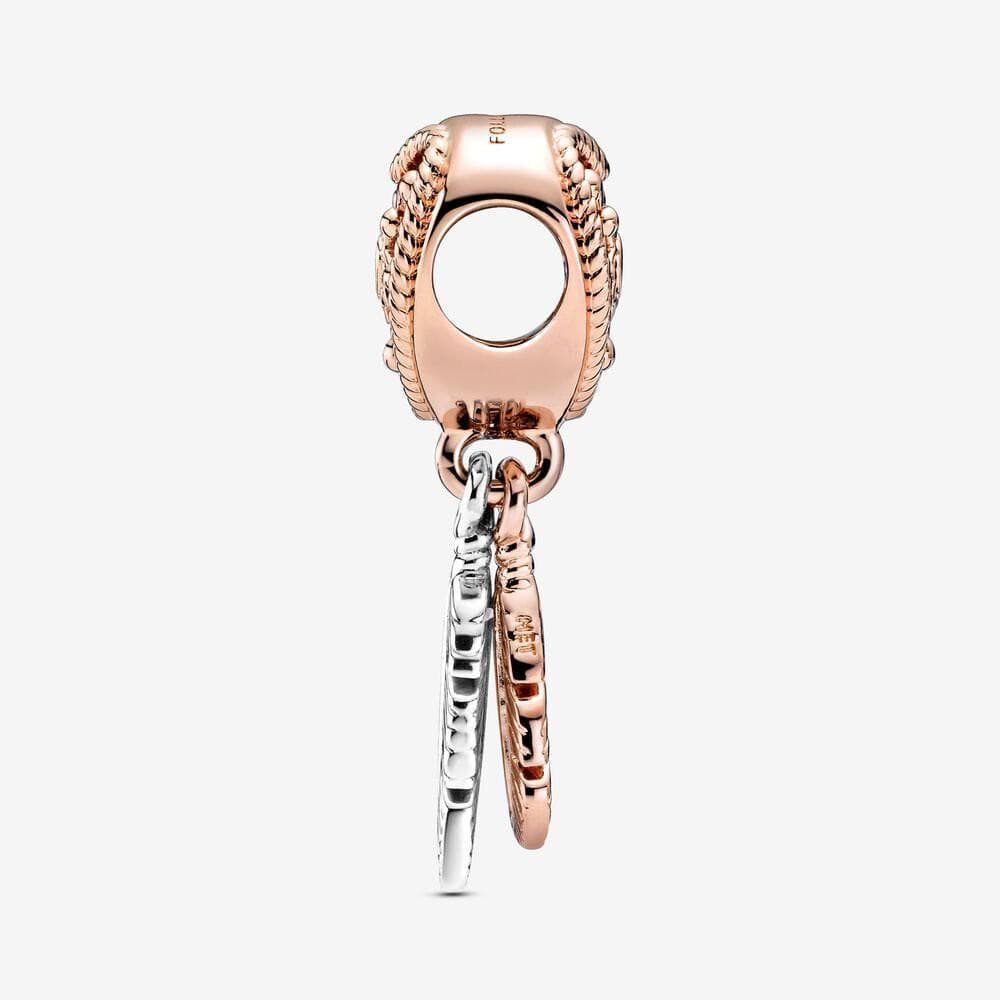 Pandora Charm Acchiappasogni con piume e cuore openwork