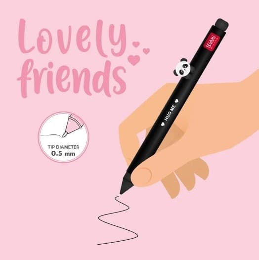 Legami - Penna Gel con Panda decorativo della famiglia Lovely Friends (CPP0001) in Penne roller a inchiostro gel Cartospedia - Napoli, commercioVirtuoso.it