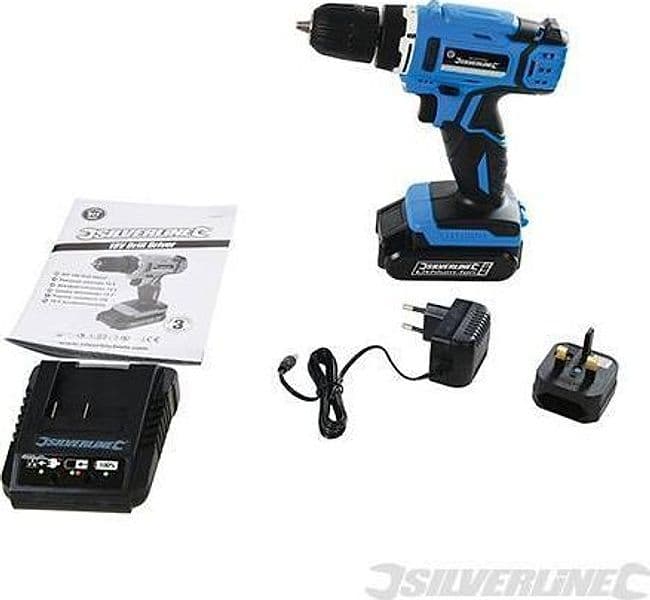 Trapano Avvitatore Elettrico 18V Indicatore LED Batteria al Litio da 1,3Ah in Trapani avvitatori Eternal Brico - Ariano Irpino, commercioVirtuoso.it