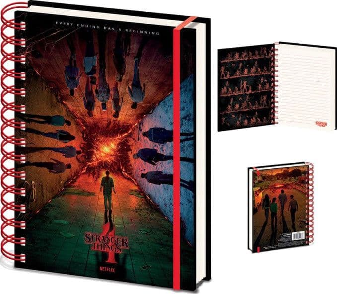 Quaderno A5 Stranger Things 4 Every Ending Has A Beginning - Sr74282 in Antologie Prezzo Bomba Store - Casalnuovo di Napoli, commercioVirtuoso.it