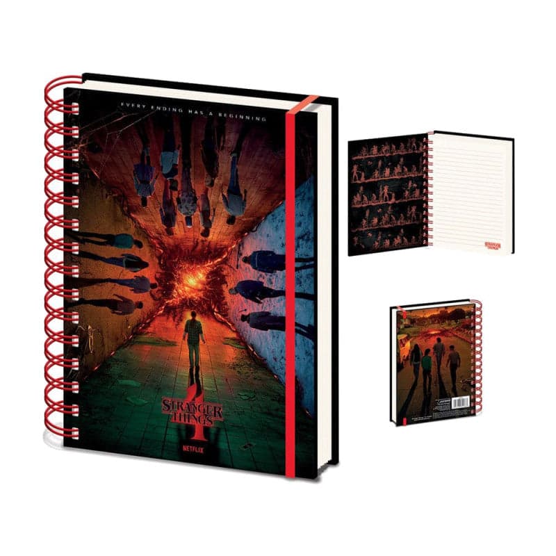 Quaderno A5 Stranger Things 4 Every Ending Has A Beginning - Sr74282 in Antologie Prezzo Bomba Store - Casalnuovo di Napoli, commercioVirtuoso.it