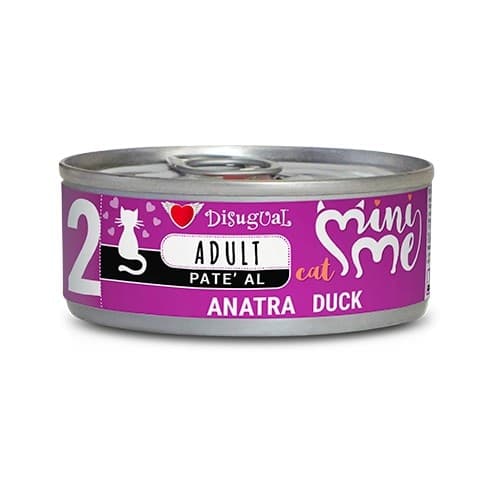 Mini Me 2 Patè Anatra per Gatti Adulti Disugual 85gr - 2