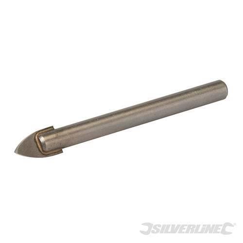 Punta al carburo di tungsteno da trapano a codolo circolare per tegole e vetro silverline - 10