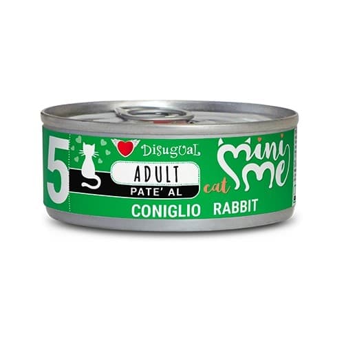 Mini Me 5 Patè Coniglio per Gatti Adulti Disugual 85gr - 2