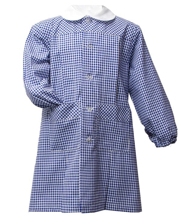 Grembiule asilo quadretti puro cotone Giovanni in Grembiuli per bambini Sotto Sopra - Torino, commercioVirtuoso.it