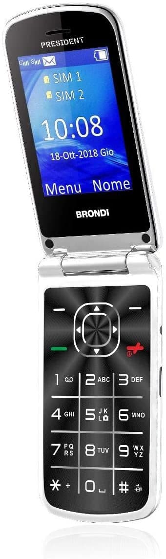 telefono cellulare brondi president bianco in Cellulari e Smartphone Tropposmart.it - Genova, commercioVirtuoso.it