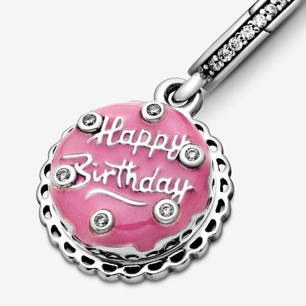 Pandora Charm pendente Torta di compleanno rosa in Bead Charm Alba Gioielli - Casoria, commercioVirtuoso.it