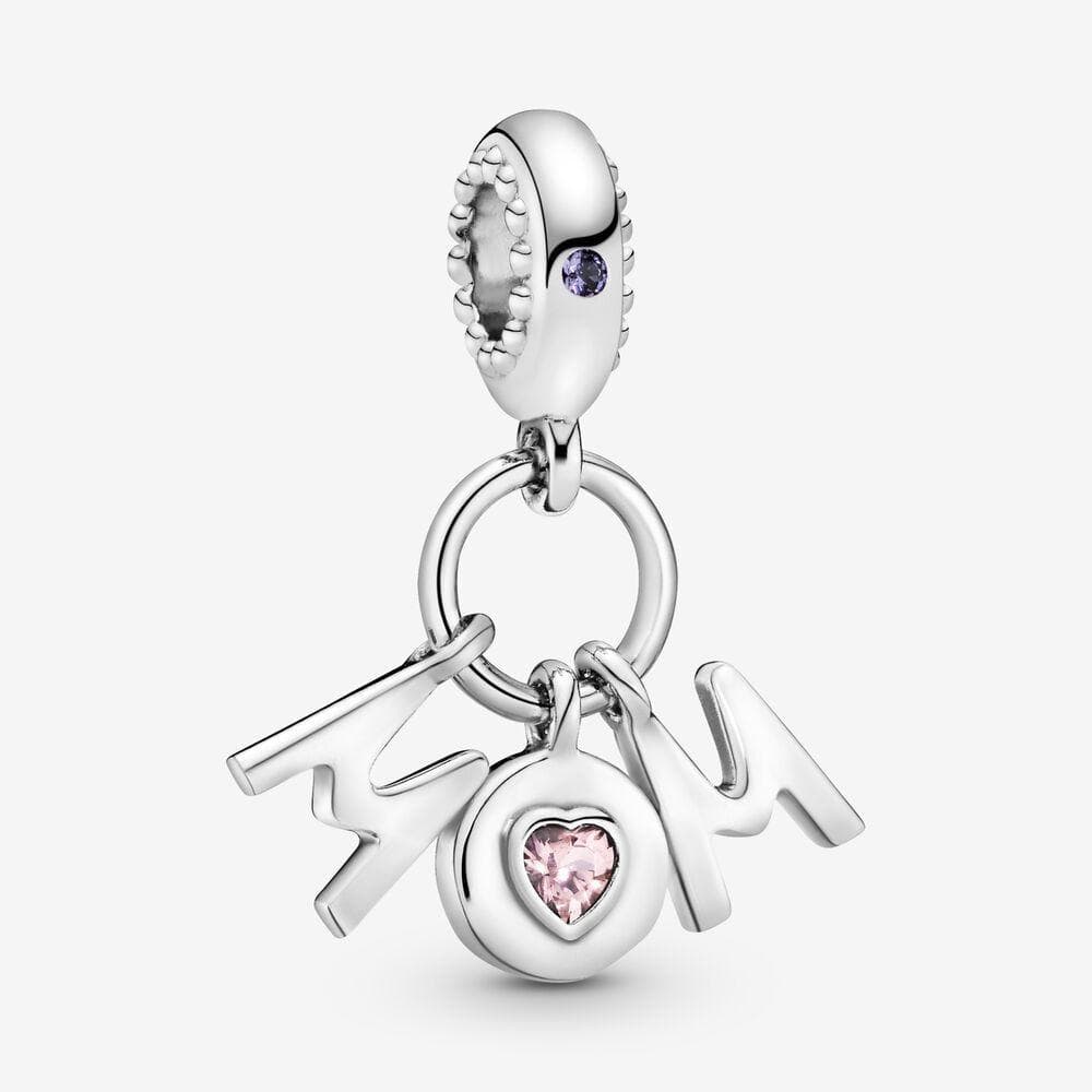 Pandora Charm pendente Lettere Mamma in Bead Charm Alba Gioielli - Casoria, commercioVirtuoso.it