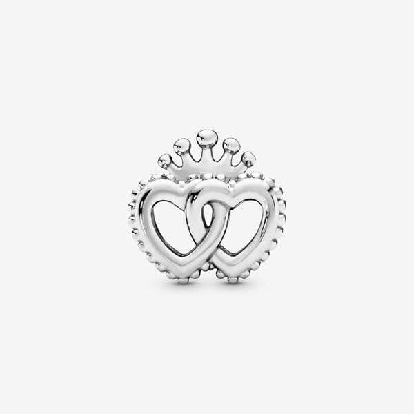 Pandora Charm Cuori intrecciati e corona in Bead Charm Alba Gioielli - Casoria, commercioVirtuoso.it