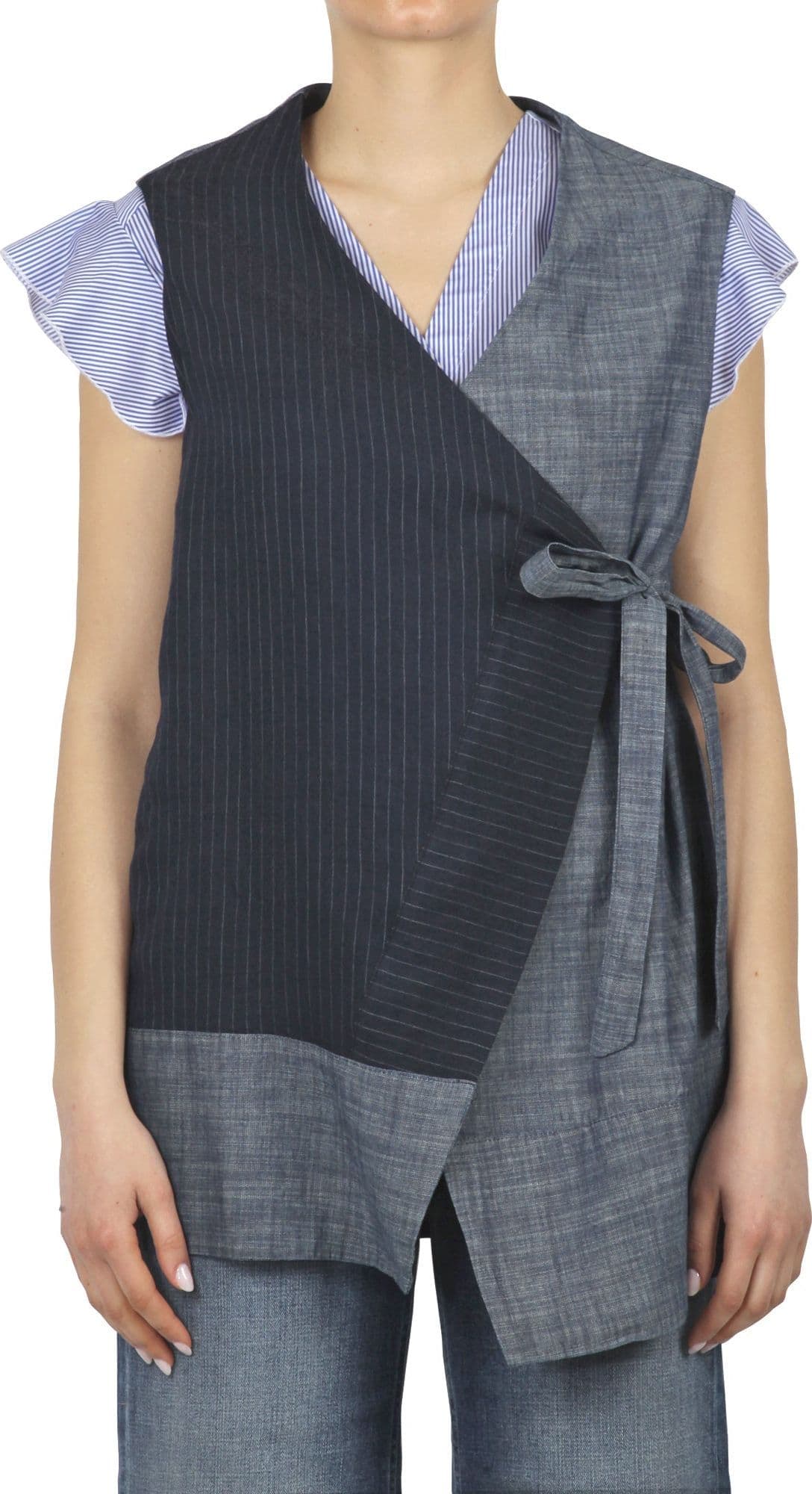 ALESSIA SANTI Alessia Santi - Gilet - 450154 - Denim da donna in Gilet Drestige - Casamassima, commercioVirtuoso.it