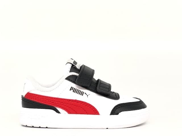 Puma Caracal V Inf bianca rossa nera - 5