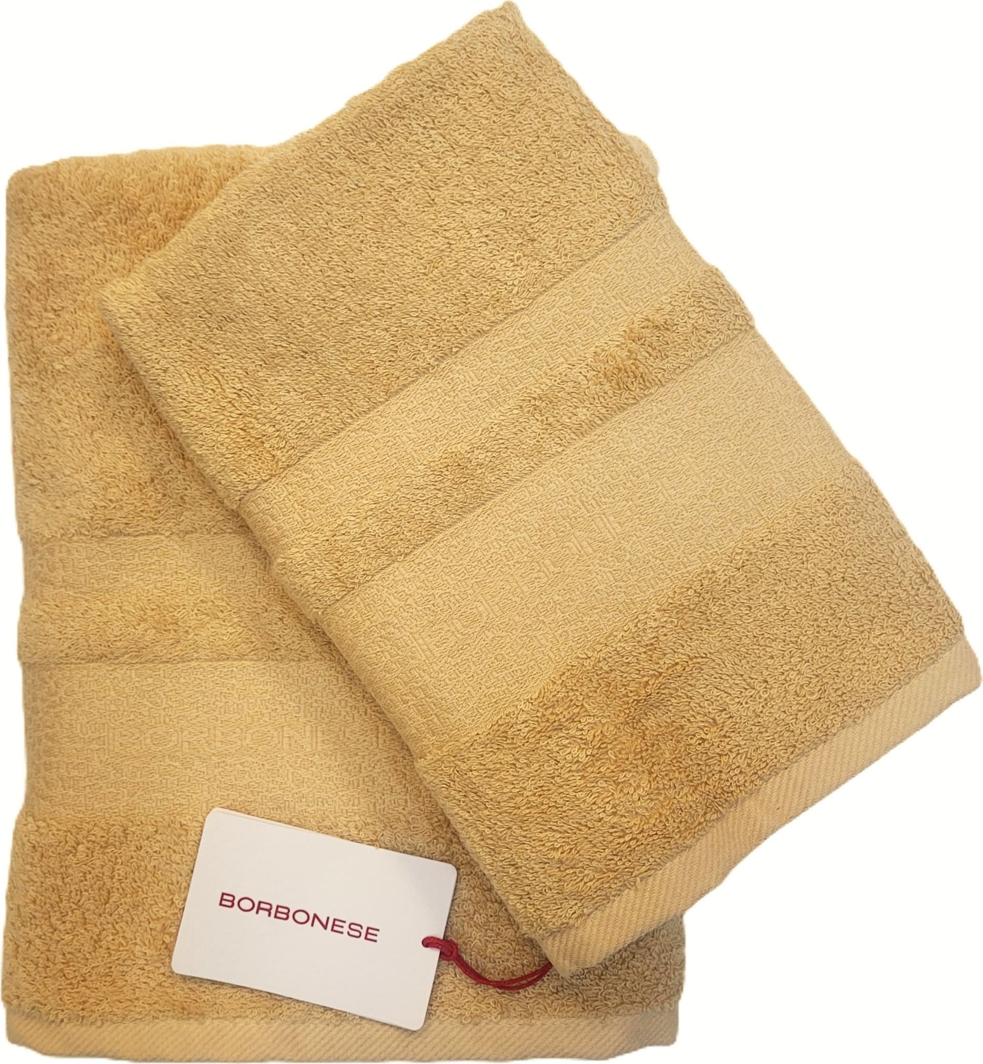 Asciugamani Borbonese Unica: Set Viso + Ospite, Puro Cotone, Lusso Inconfondibile in Set di asciugamani Anastasi - Marsala, commercioVirtuoso.it