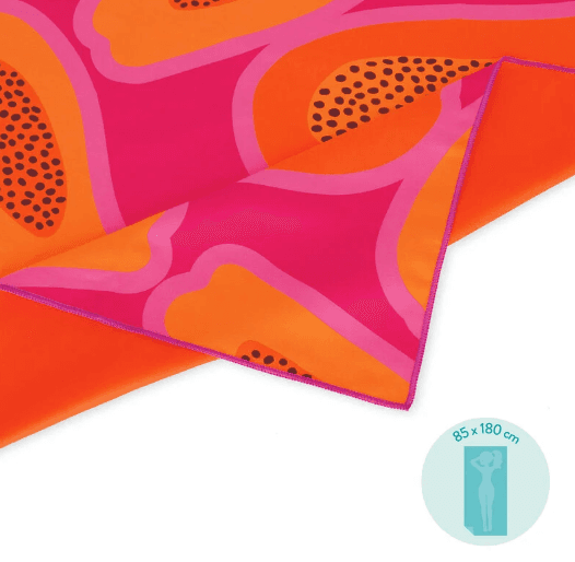 Legami, Beach Towel tema Papaya in Teli mare Cartospedia - Napoli, commercioVirtuoso.it