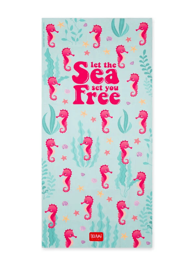 Legami, Beach Towel tema Seahorse