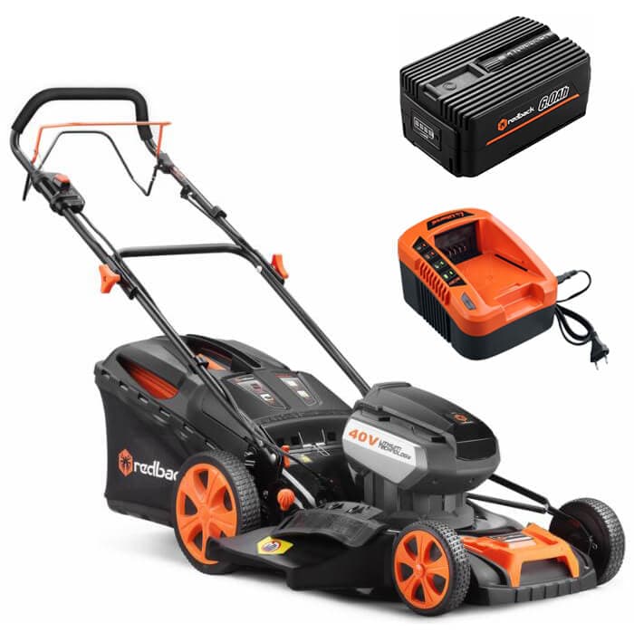Kit rasaerba a batteria Redback 40V 46cm in Tagliaerba con lama rotante GardenStore - Novellara, commercioVirtuoso.it