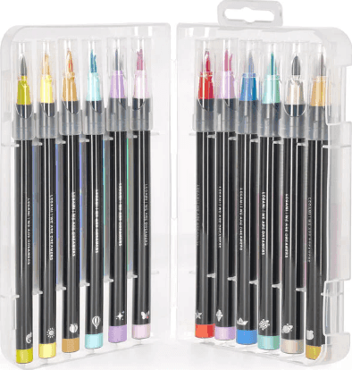 Legami - Set di 12 Pennarelli con Punta Pennello Pastel Colours - Brush Markers (BUMA0002) in Pennarelli per disegno Cartospedia - Napoli, commercioVirtuoso.it