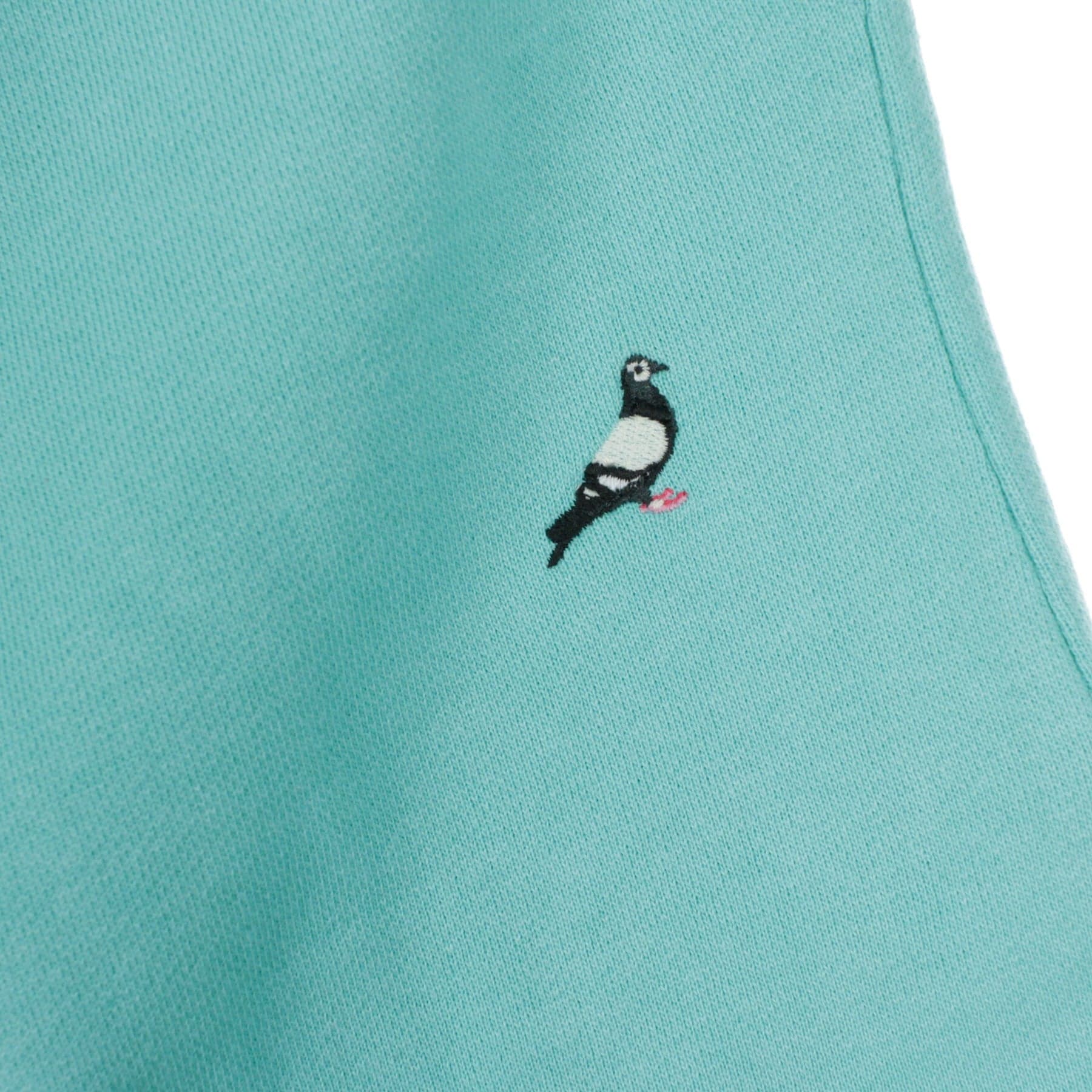 STAPLE Pantalone Corto Tuta Uomo Pigeon Embroidered Sweatshort Teal da uomo in Pantaloncini sportivi Drestige - Casamassima, commercioVirtuoso.it