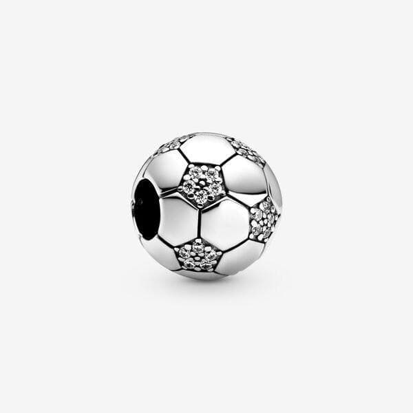 Pandora Charm Pallone da calcio scintillante
