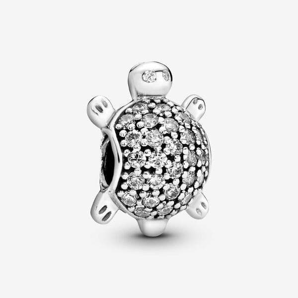 Pandora Charm tartaruga & marina con pavé in Bead Charm Alba Gioielli - Casoria, commercioVirtuoso.it
