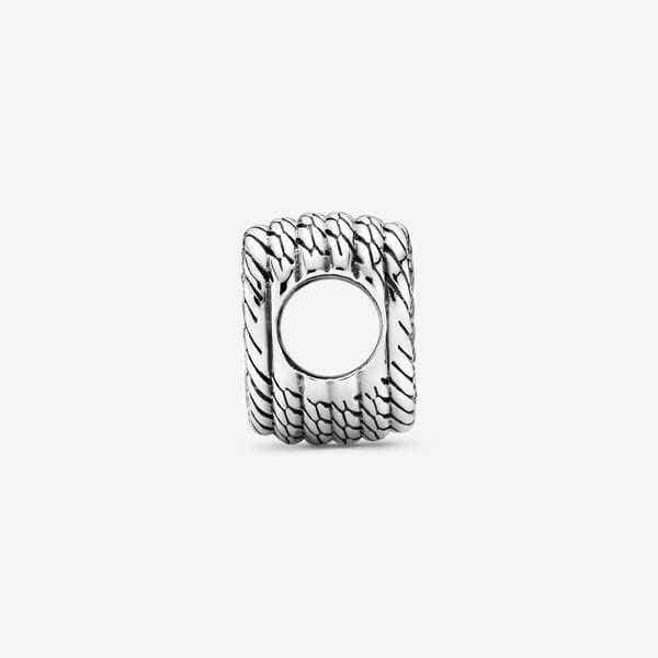 Pandora Charm a cuore aperto con maglia snake in Bead Charm Alba Gioielli - Casoria, commercioVirtuoso.it