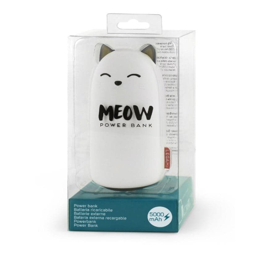 Legami, Caricabatterie Portatile per Smartphone e Tablet, Power Bank CAT in Caricabatterie portatile Cartospedia - Napoli, commercioVirtuoso.it
