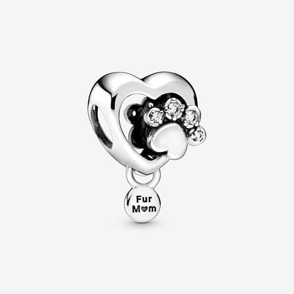 Pandora Charm Zampina e cuore scintillante in Bead Charm Alba Gioielli - Casoria, commercioVirtuoso.it