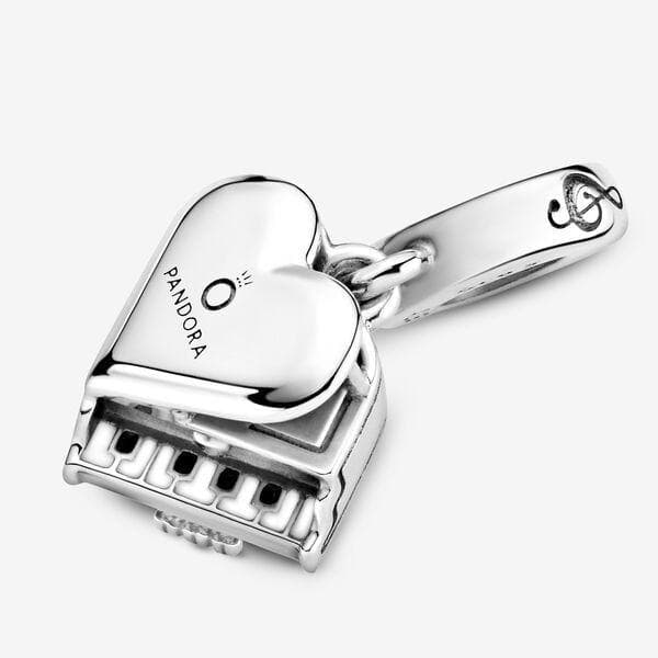Pandora Charm pendente Pianoforte a cuore in Bead Charm Alba Gioielli - Casoria, commercioVirtuoso.it