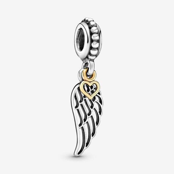 Pandora Charm pendente Cuore e ali d’angelo in Bead Charm Alba Gioielli - Casoria, commercioVirtuoso.it