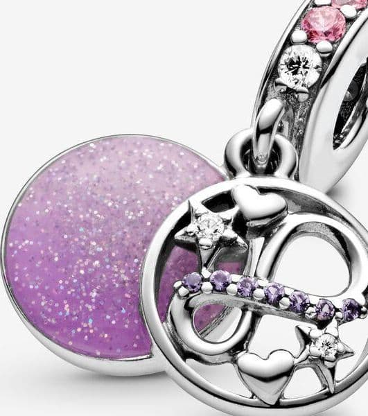 Pandora Charm pendente Infinito con cuori e stelle sfavillante in Bead Charm Alba Gioielli - Casoria, commercioVirtuoso.it